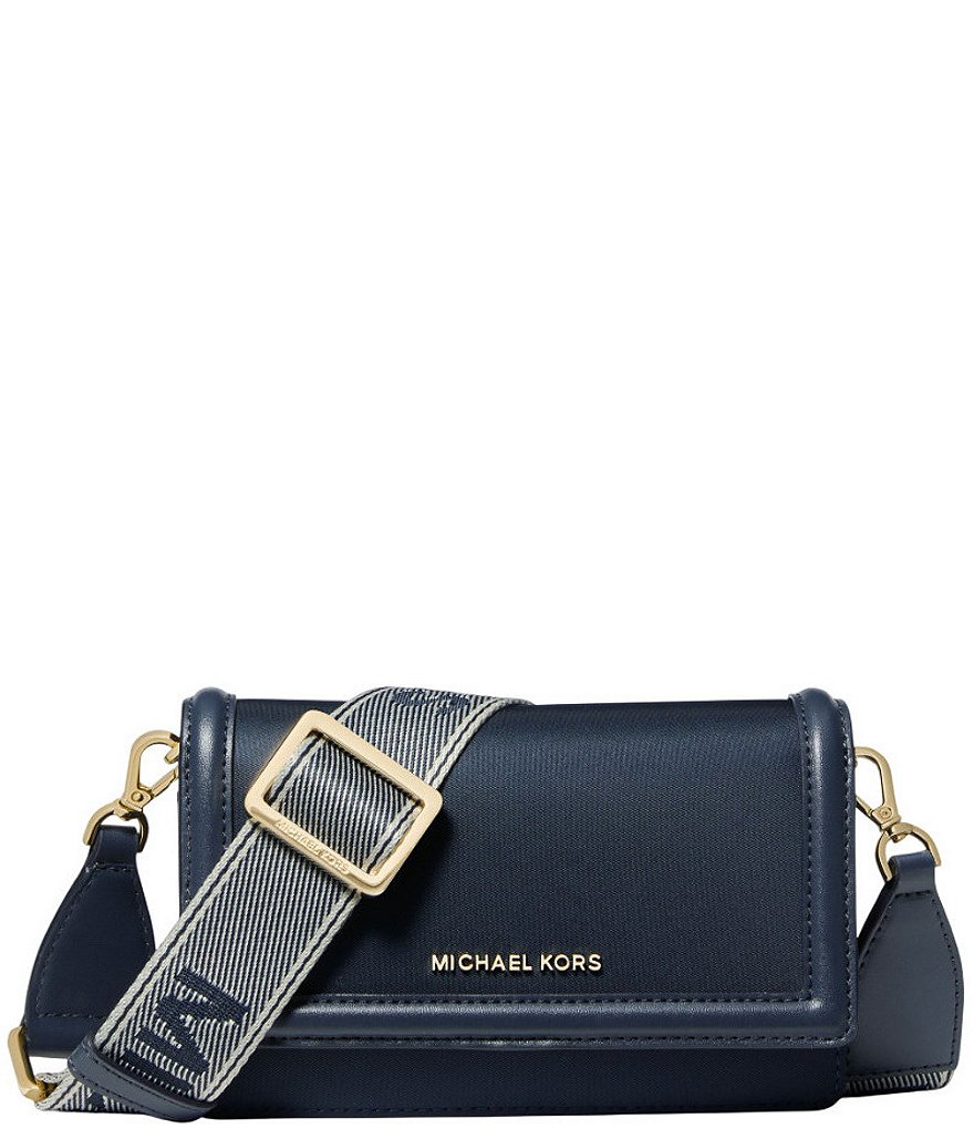 Michael Kors Jet Set Small Phone Web Strap Crossbody Bag Dillard's