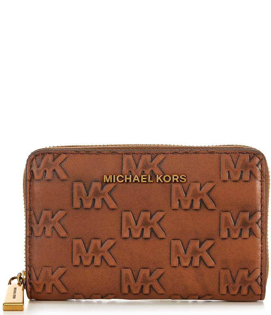 マイケル Michael Kors Jet Set Small Zip Around Card Case | Dillard's