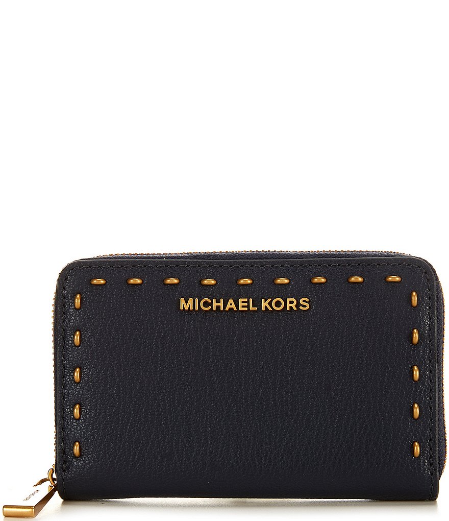 Michael Kors Jet Set Small Zip Around Card Case | Dillard's