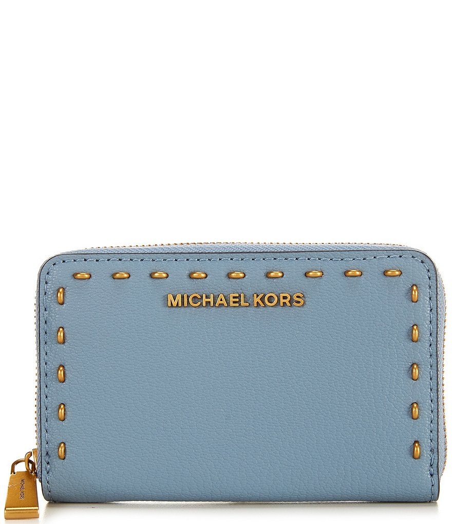 Michael Kors Jet Set Small Zip Around Card Case | Dillard's