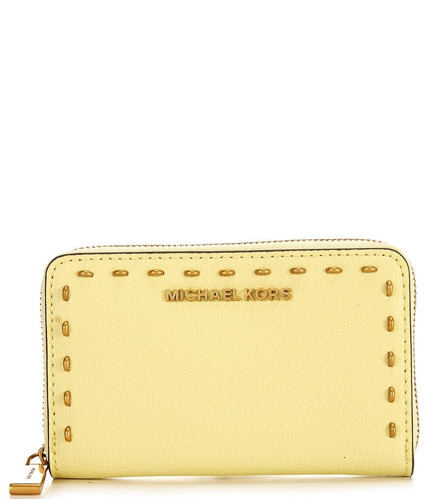 Michael Kors Jet Set Small Zip Around Card Case | Dillard's
