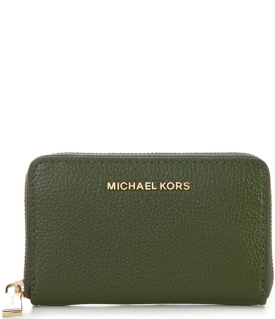 Michael Kors wallet in camel-colored leather