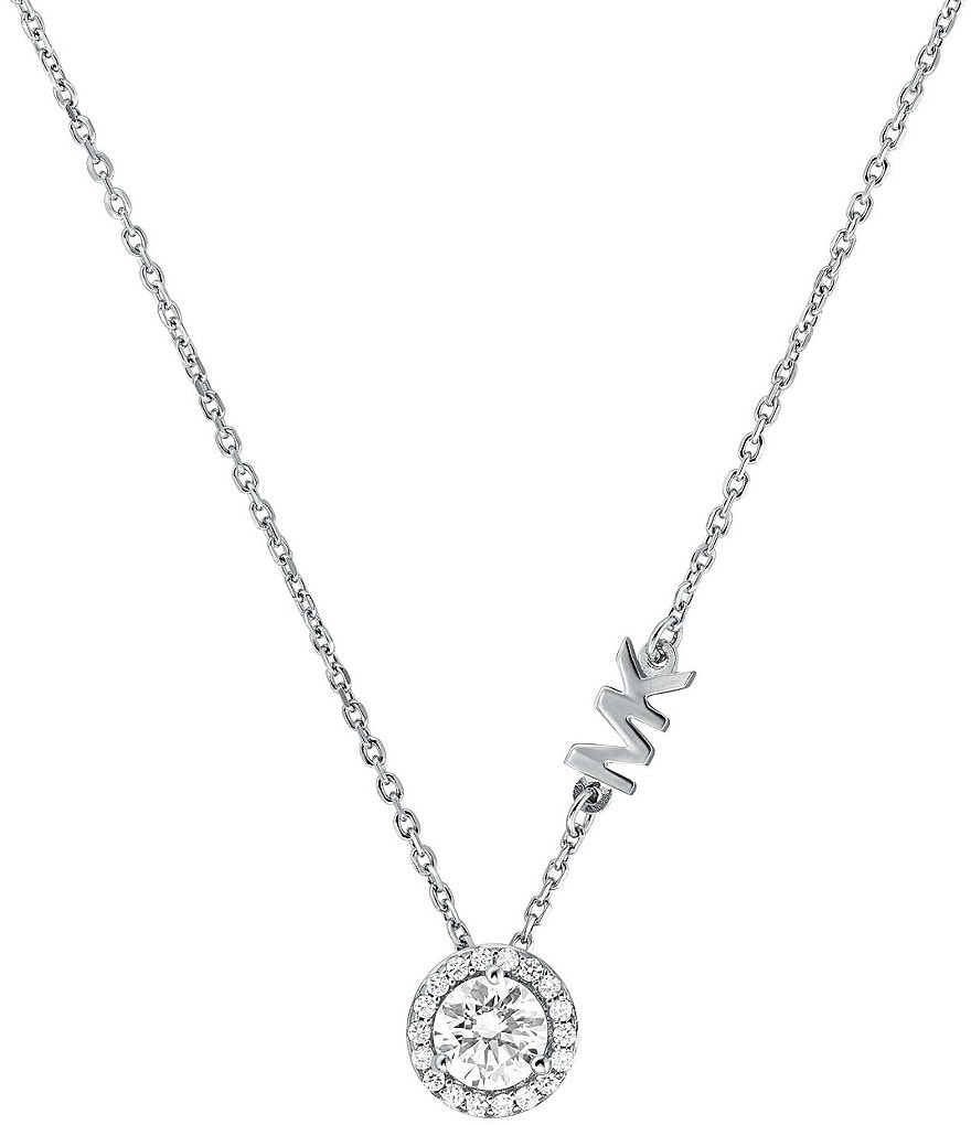 Michael Kors MK PVD Silver Plated Necklace
