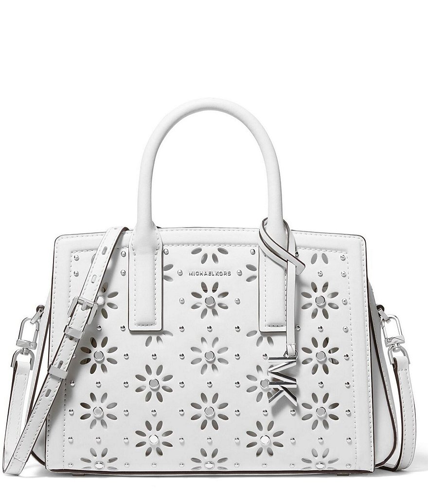 Michael Kors Laila Small Floral Satchel Bag | Dillard's