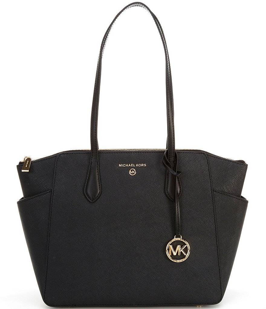 Mk Marilyn Small Saffiano Leather Crossbody Bag - Black - Michael Kors