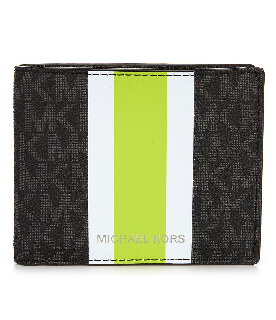 Michael Kors Mens Logo Belt and Billfold 3 in 1 Wallet Gift Box