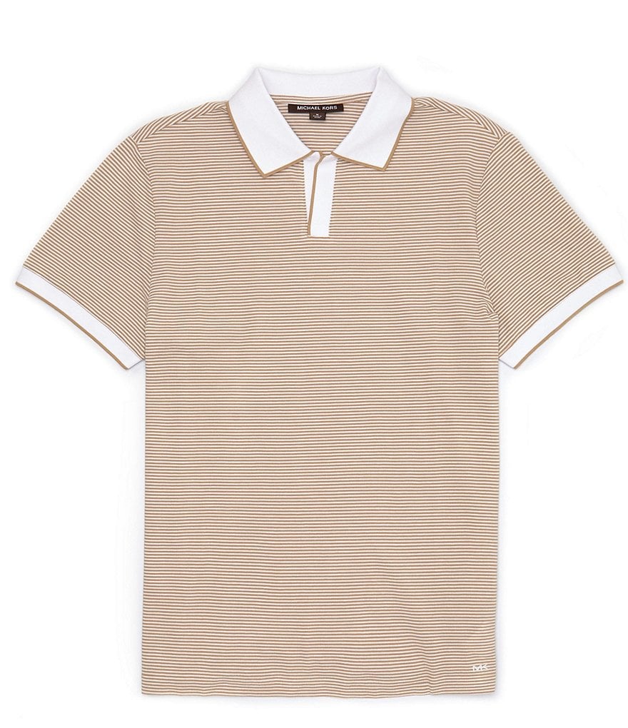 Michael kors polo mens hot sale brown