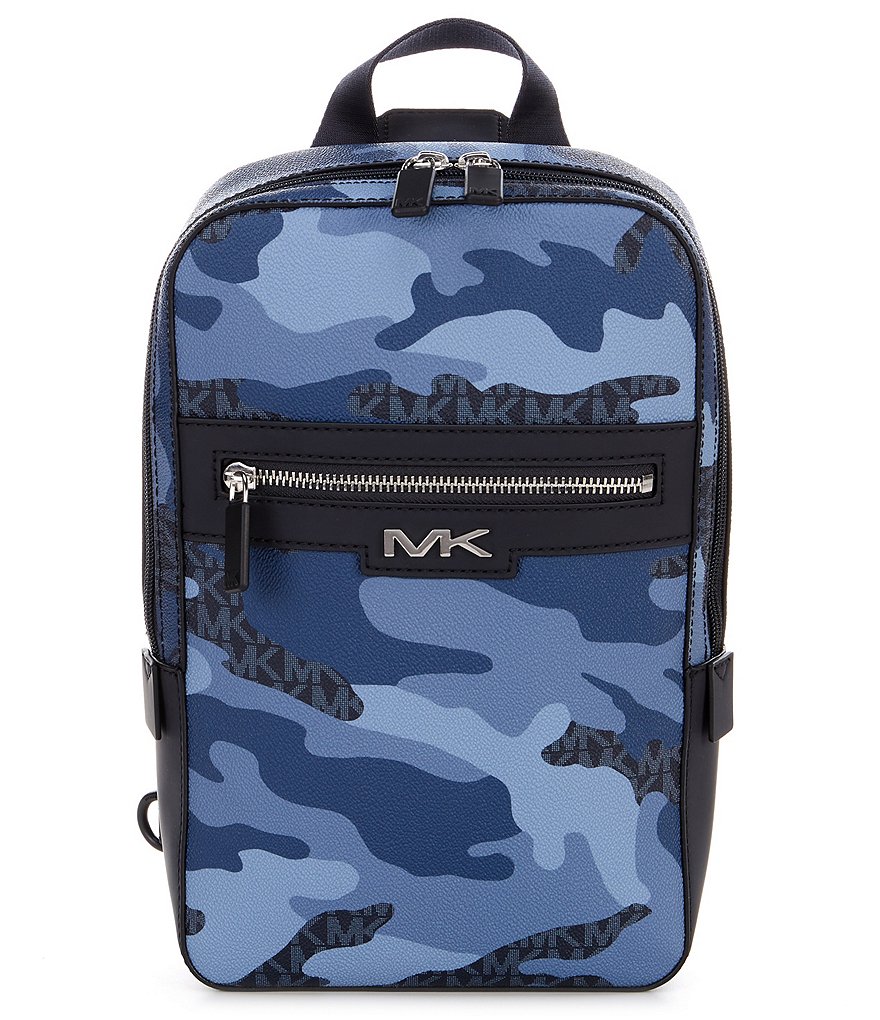 Michael kors backpack clearance blue camo