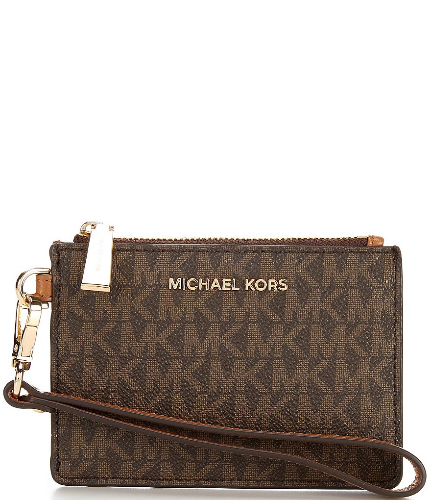 Buy Michael Kors Handbag With Tech Accessories Coin Pouch (White-Brown -  406) (J635)