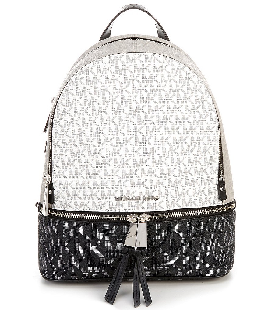 Michael Michael Kors Rhea Zip Medium Backpack Pearl Grey One Size