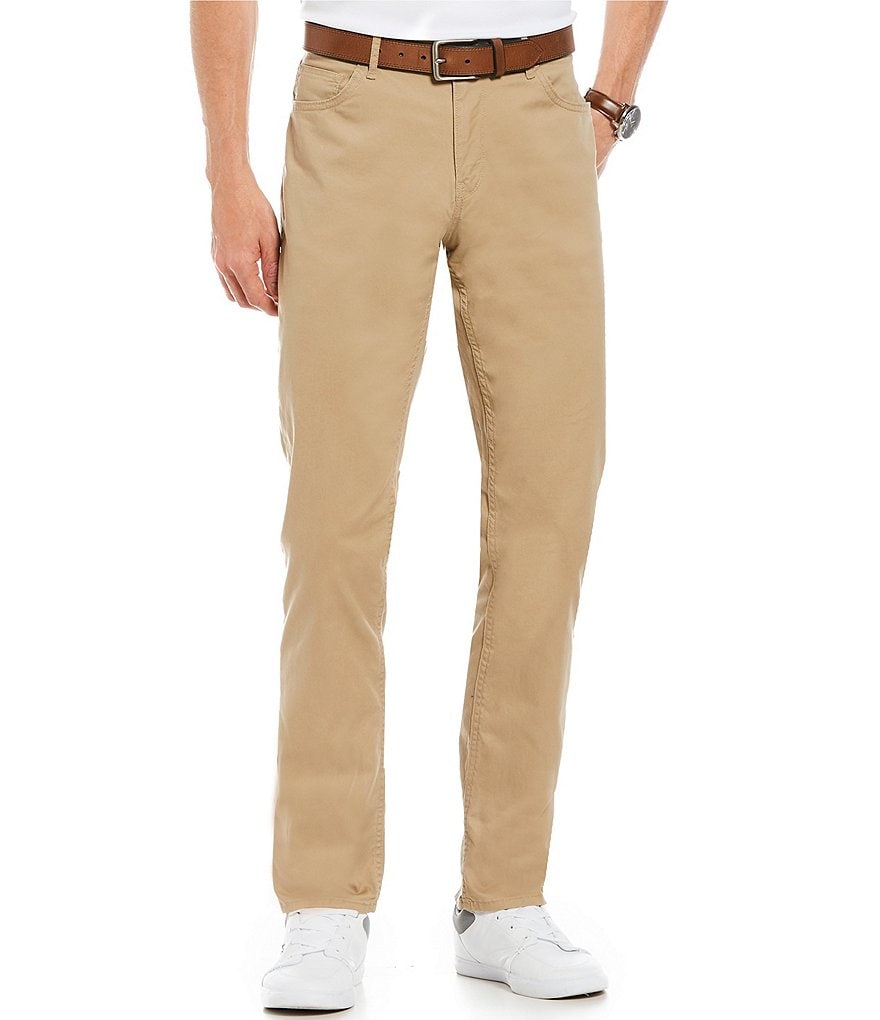 Michael Kors Slim-Fit Parker Stretch Flat Front Pants |