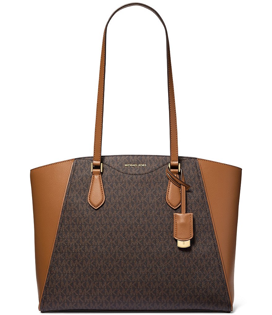 Michael Kors Acorn Leather deals Tote Bag