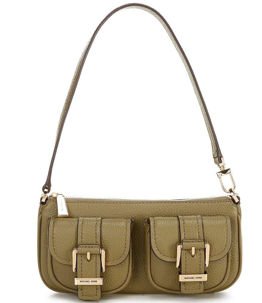 Michael Kors Zoe Small Buckled Convertible Pouchette Bag