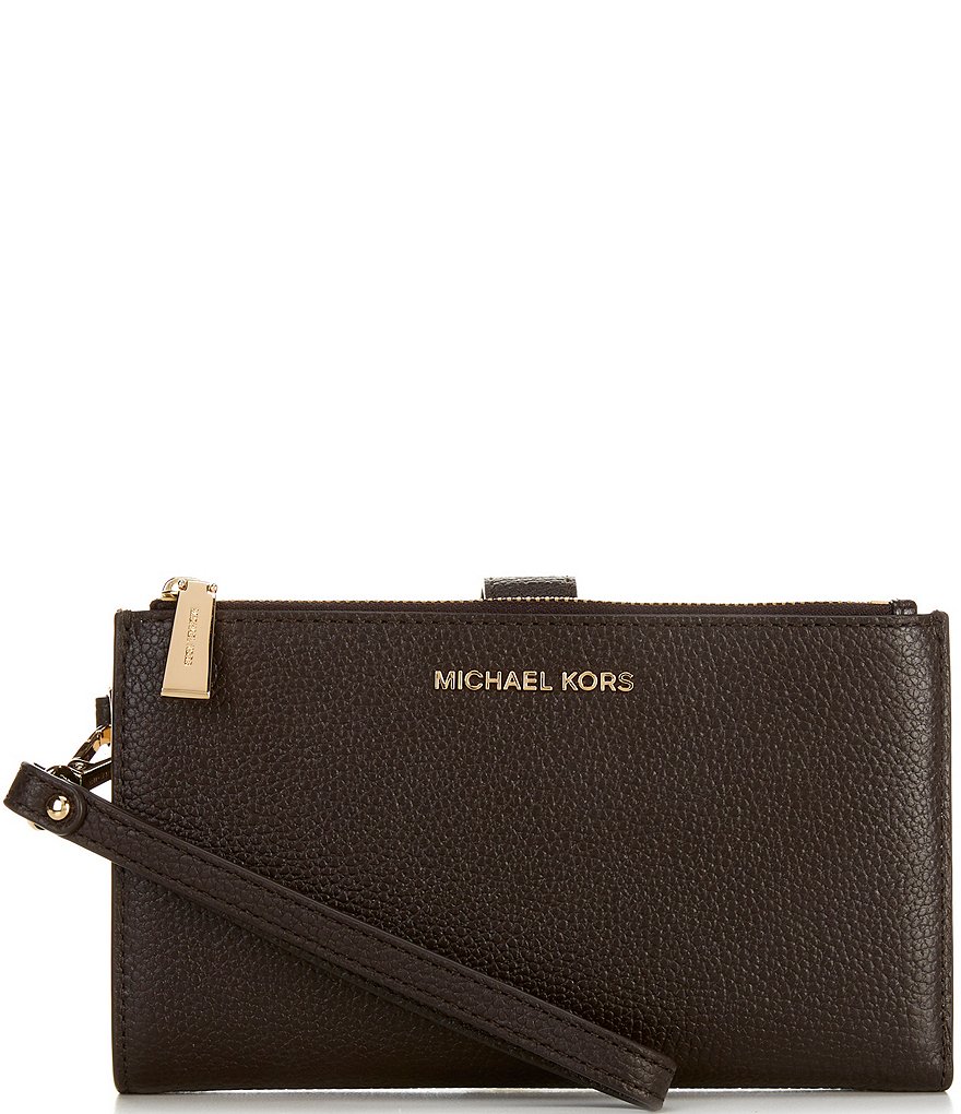 Michael Kors double hot zip wallet wristlet