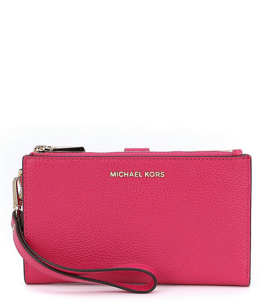 MICHAEL Michael Kors Adele Double-Zip Wristlet | Dillards