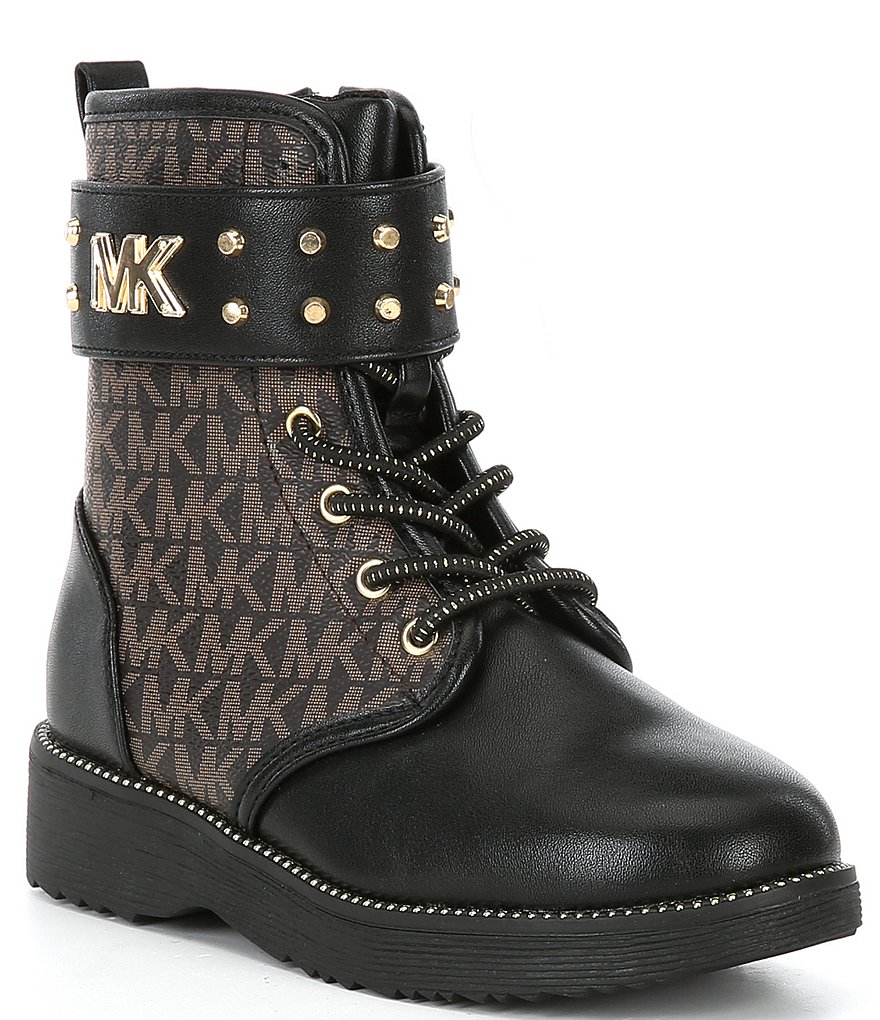 MICHAEL Michael Kors Girls Haskell Combat Boots Youth Dillard s