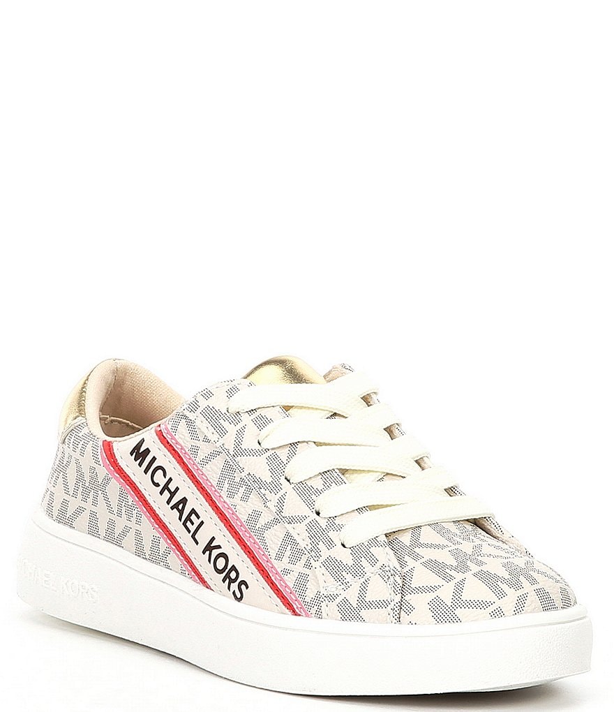 MICHAEL Michael Kors Girls' Jem Slade Logo Print Slip-On Sneakers ...