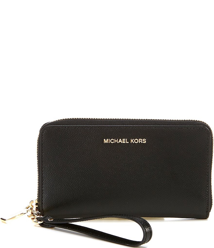 Michael Kors Jet Set Travel Multifunction Phone Crossbody Bag Wallet Black