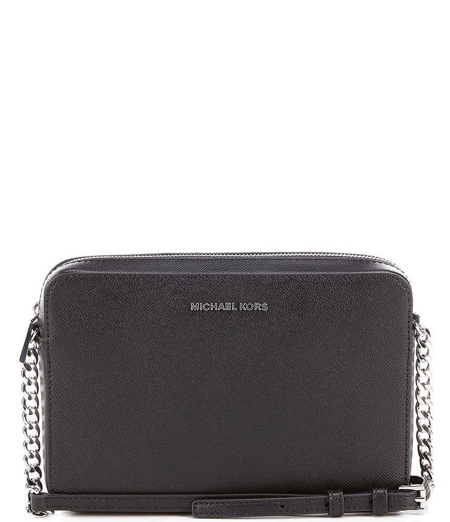 michael kors black purse with chain strap