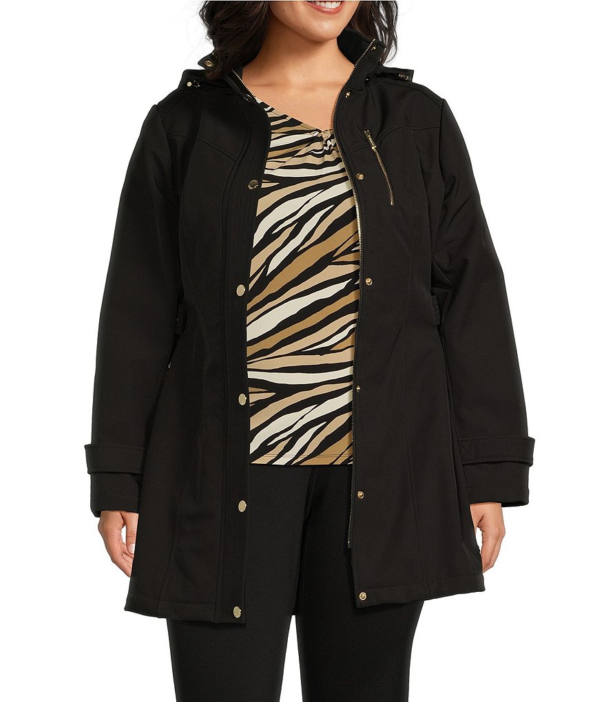 Michael kors plus 2025 size raincoat