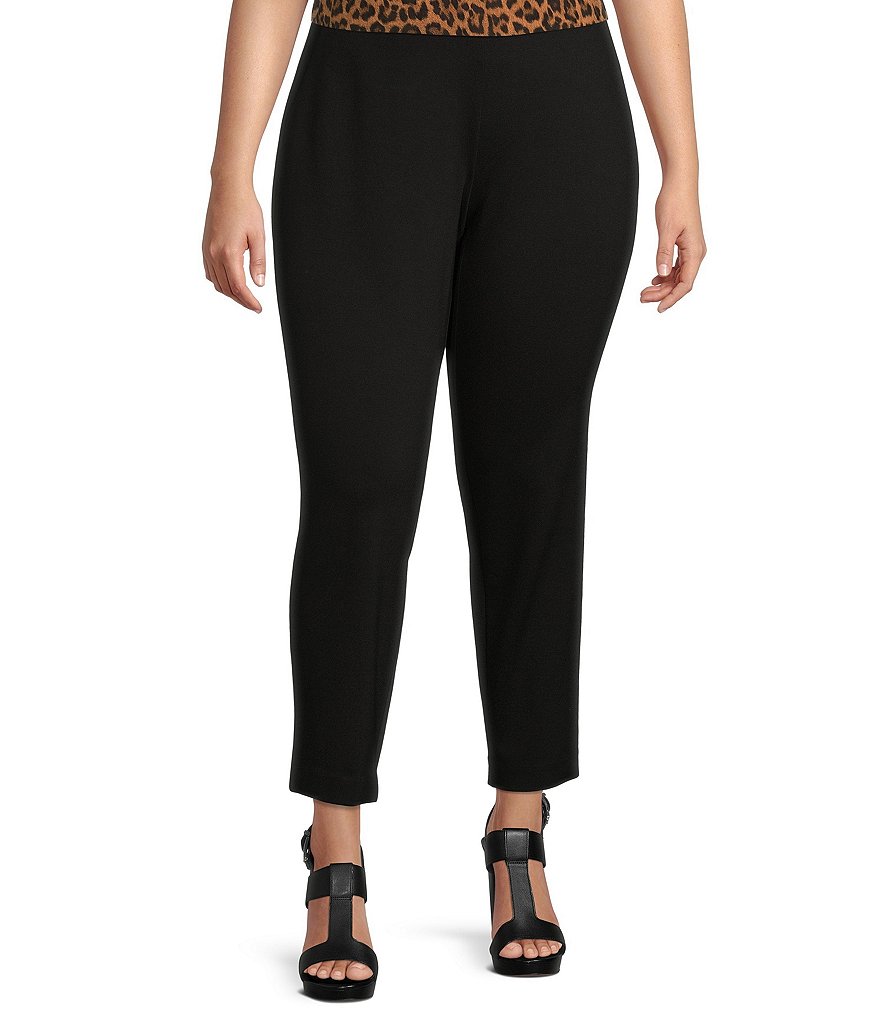 NEW Michael Kors Panther Pull-On Ponte Twill Knit Leggings Women's