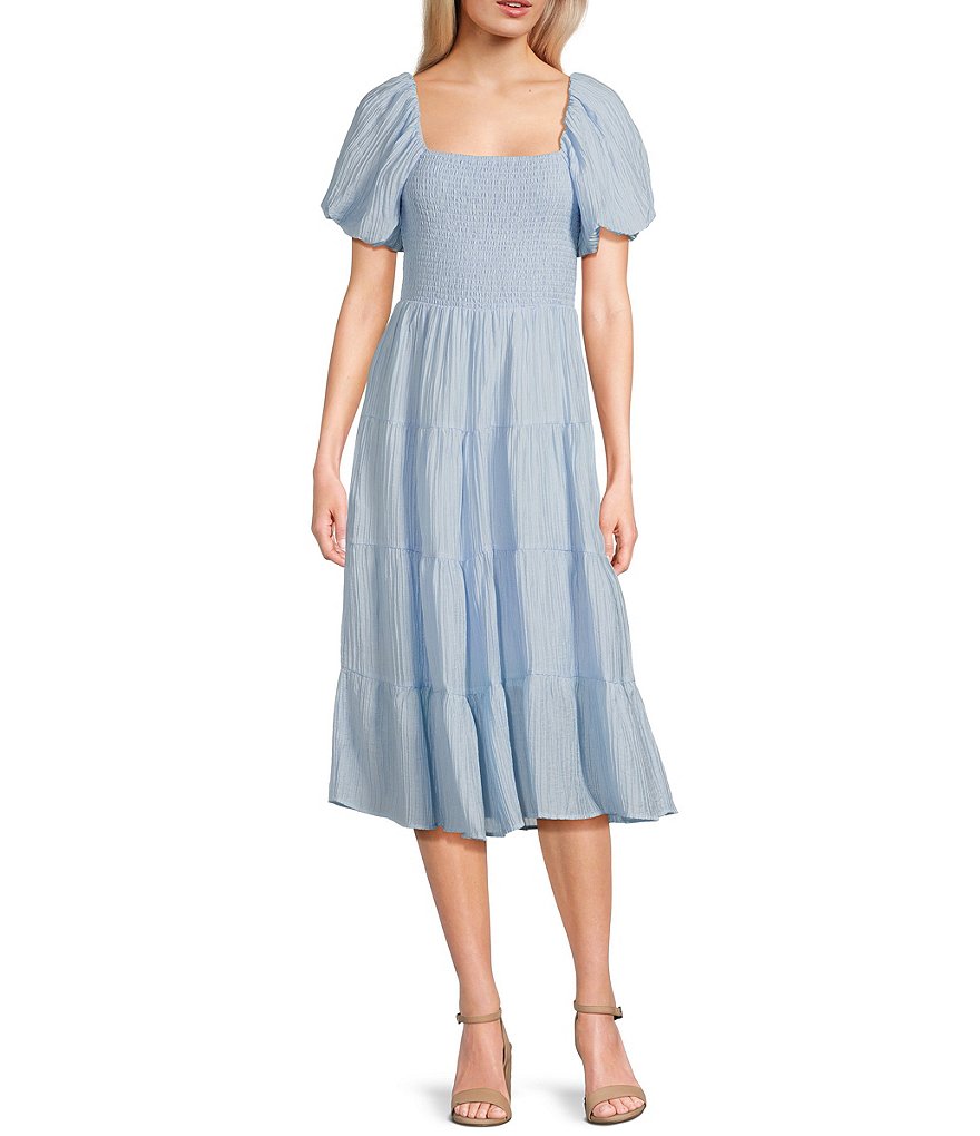 Blue Pink Printed Clara Mini Dress | Bell by Alicia Bell