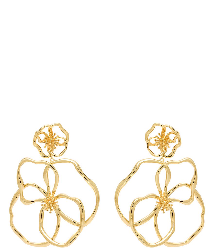 Mignonne Gavigan Alba Floral Statement Drop Earrings | Dillard's