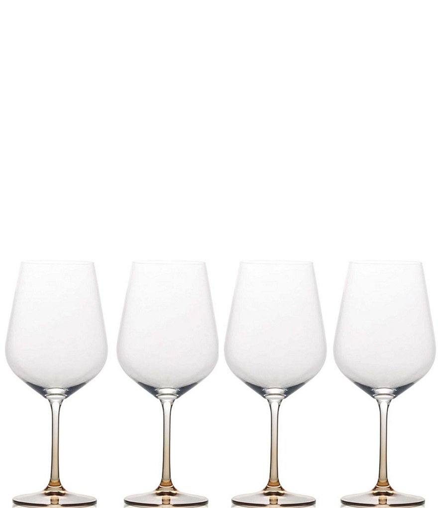 Parker Set of 4 Red Wine Balloon Glasses – Mikasa