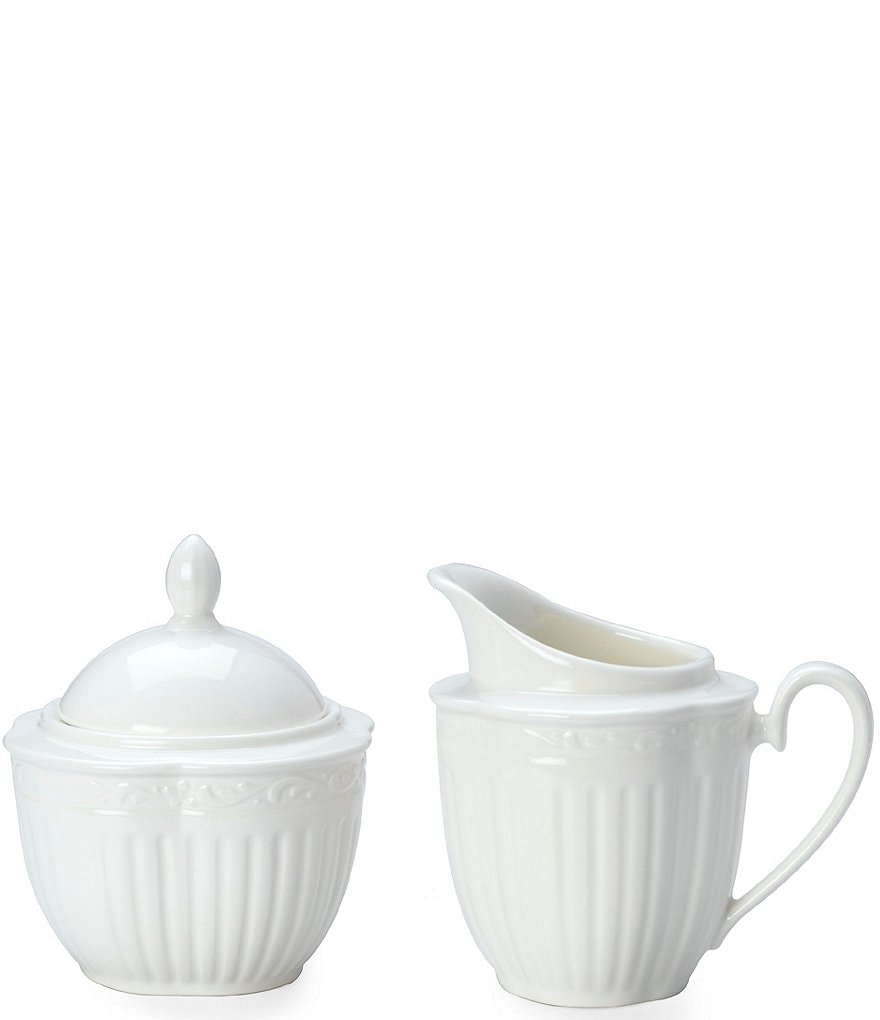 Mikasa Italian Countryside Creamer and Sugar Bowl