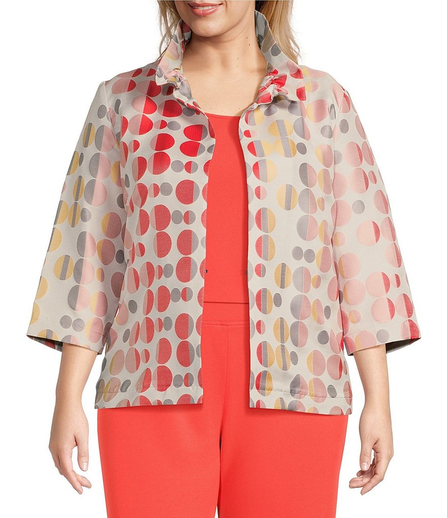 Jacquard Piping Blouson by Todayful