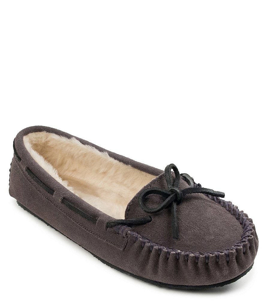 minnetonka cally suede slipper