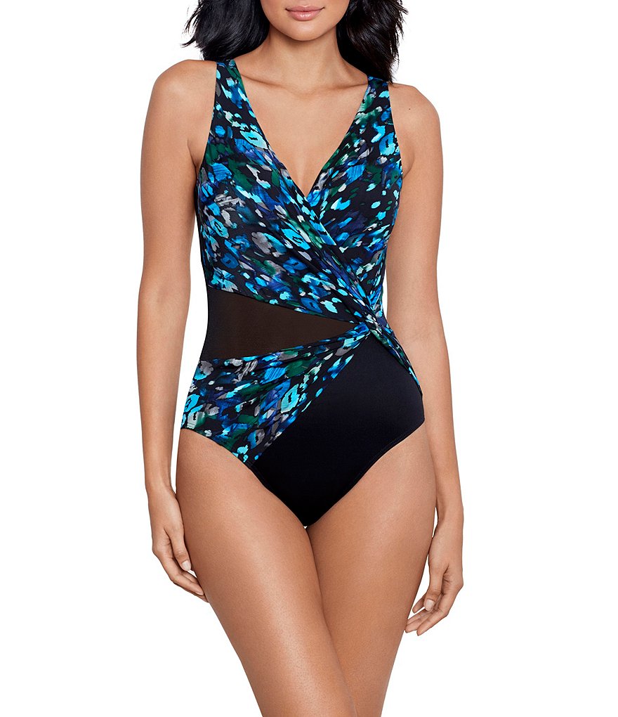 Miraclesuit Blue Curacao Temptation DD Cup One Piece Swimsuit - Soma