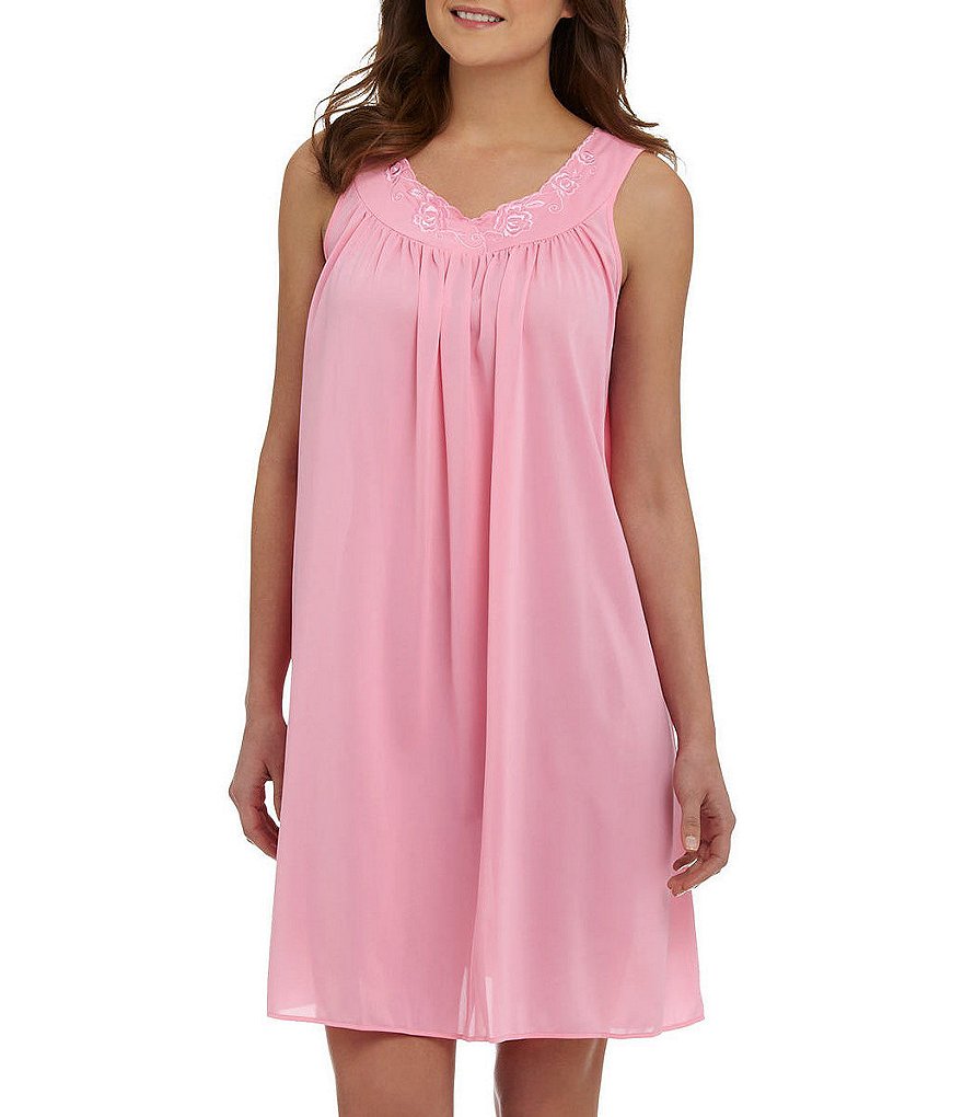 sleeveless night gown for women