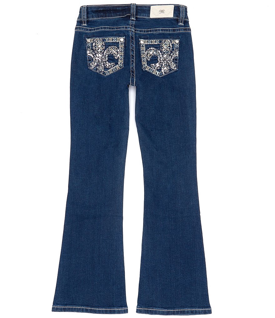 Vintage Lucky Brand Jeans Embroidered Fleur Womens 2 / 26 Boot Cut