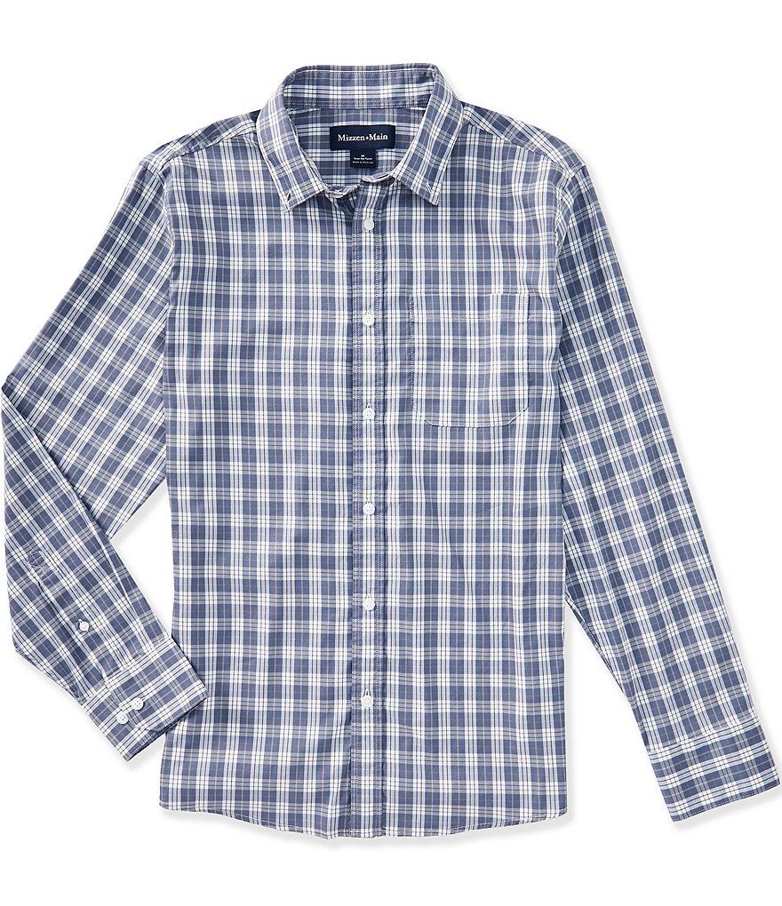Mizzen+Main David Long Sleeve Plaid Kennedy Shirt