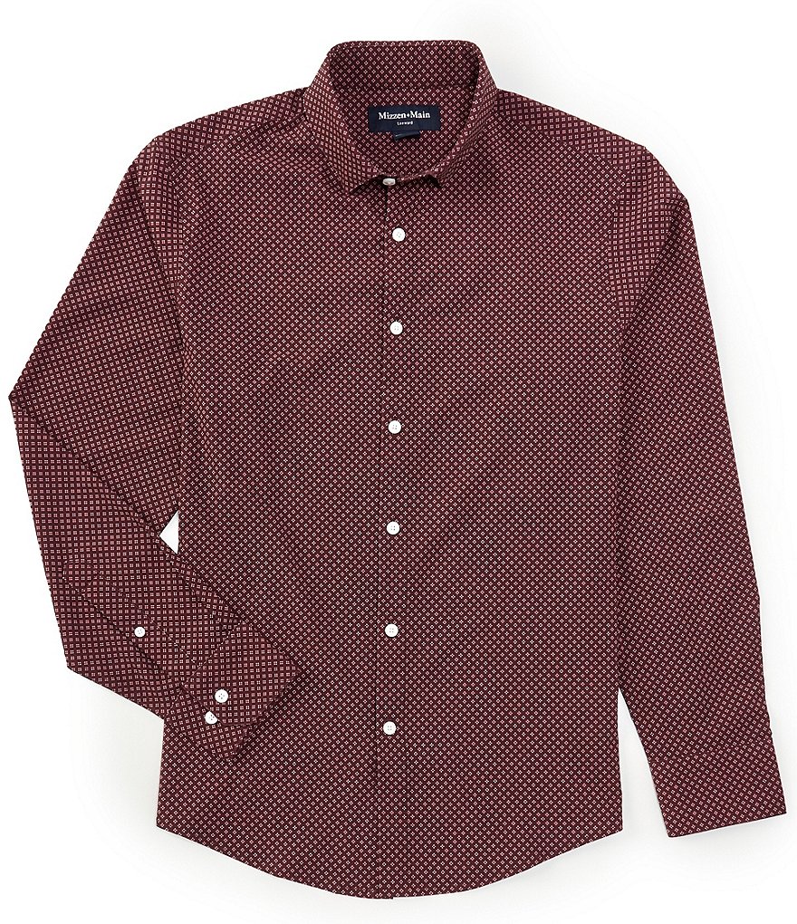Mizzen+Main Performance Stretch Leeward No Tuck Geo Print Mizzen+Main Performance Stretch Leeward No Tuck Geo Print