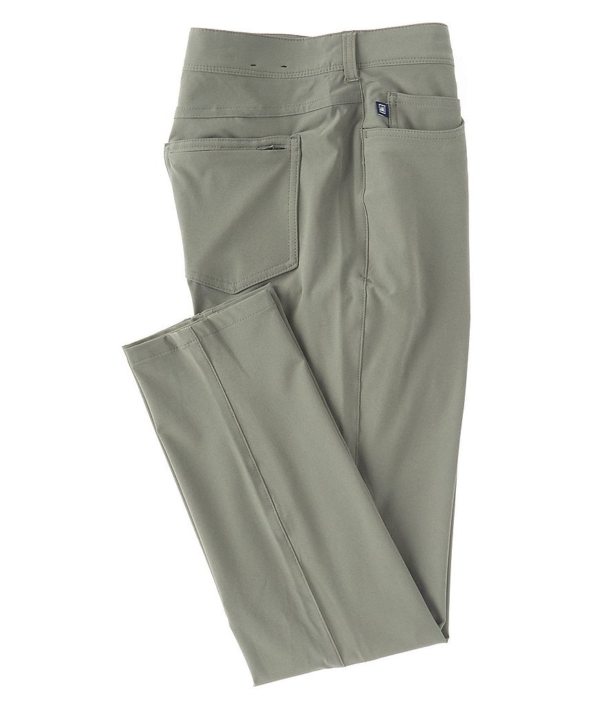 Black Solid 5-Pocket Helmsman Pants - Mizzen+Main