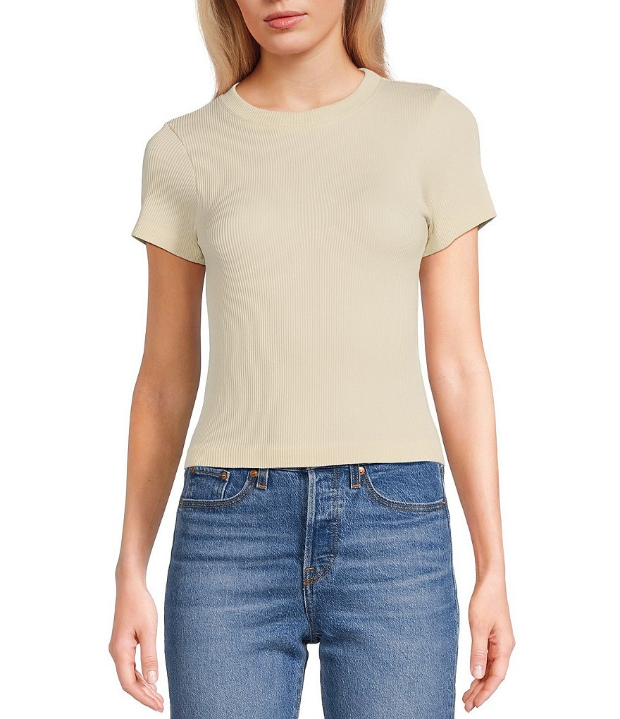 トップス MoA Moa Moa Short Sleeve Crew Neck Pullover T-Shirt | Dillard's