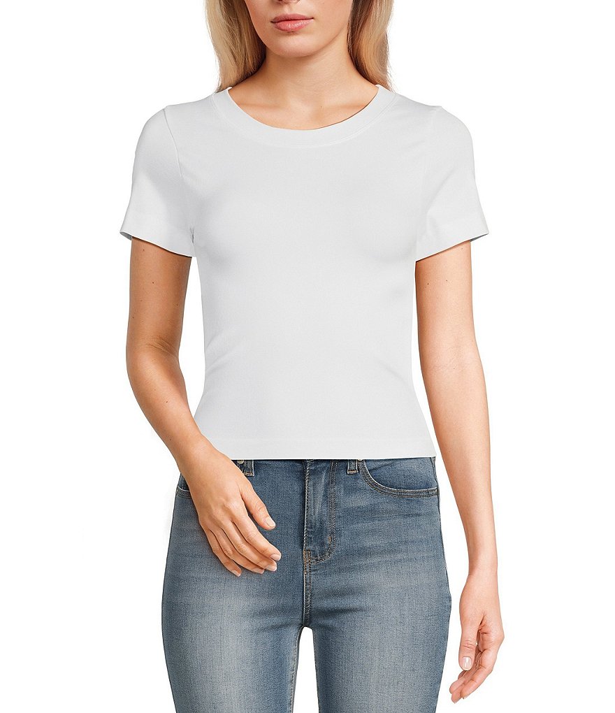 Moa Moa Short Sleeve Seamless T-Shirt | Dillard's