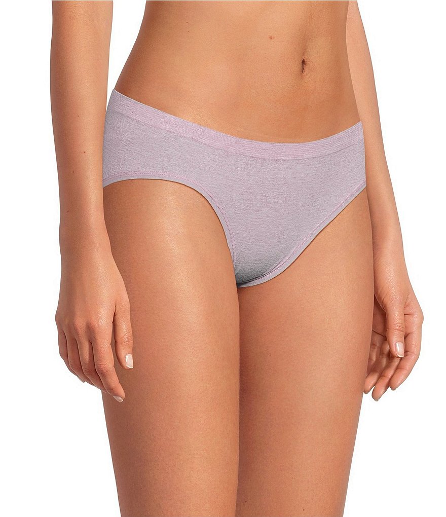 Modern Movement Seamless Dotted Print Hipster Panty