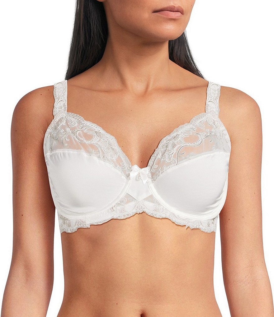 Modern Movement Satin Cut & Sewn Embroidered Bra | Dillard's