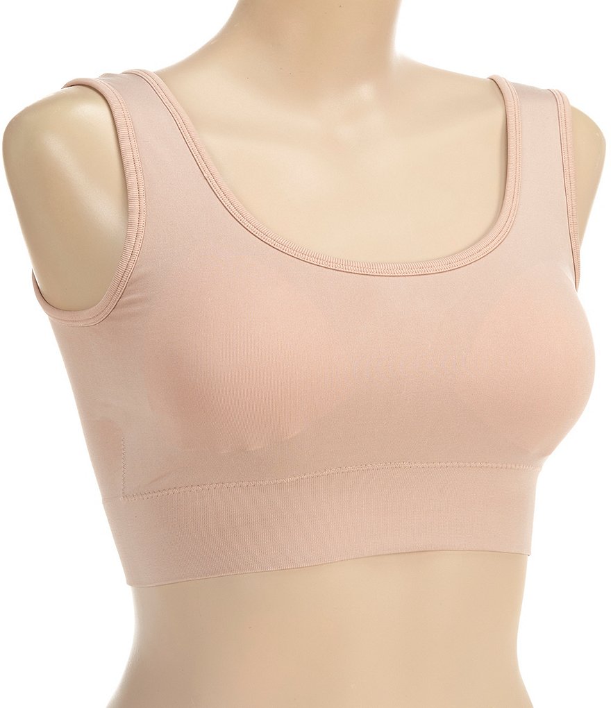 Vertvie Sports Bras for Women Workout Scoop Neck Curve Hem Padded Backless  Sports Bra Wireless Yoga Crop Tank Tops, Nude, Medium : :  Clothing, Shoes & Accessories