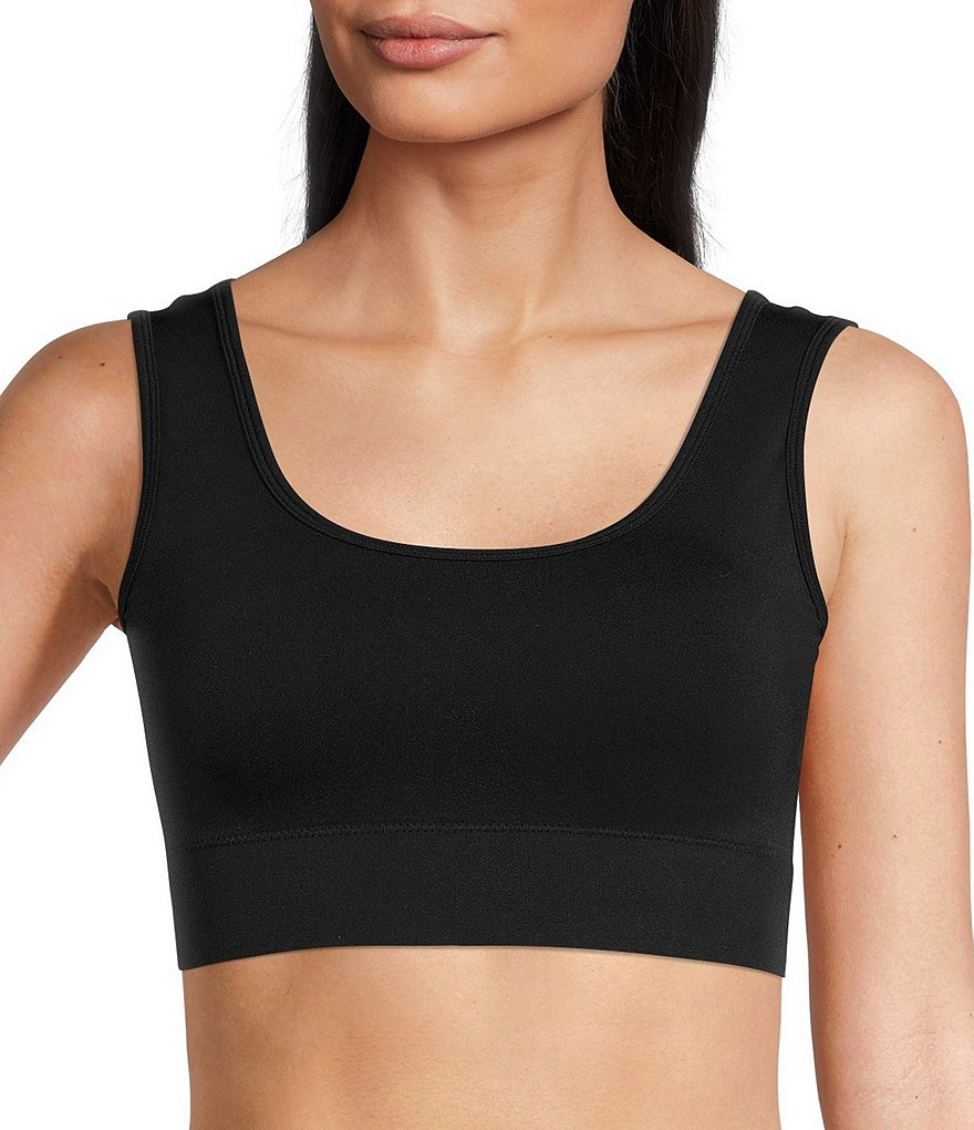 Scoop Neck Cut Out Back High Support Sports Bra