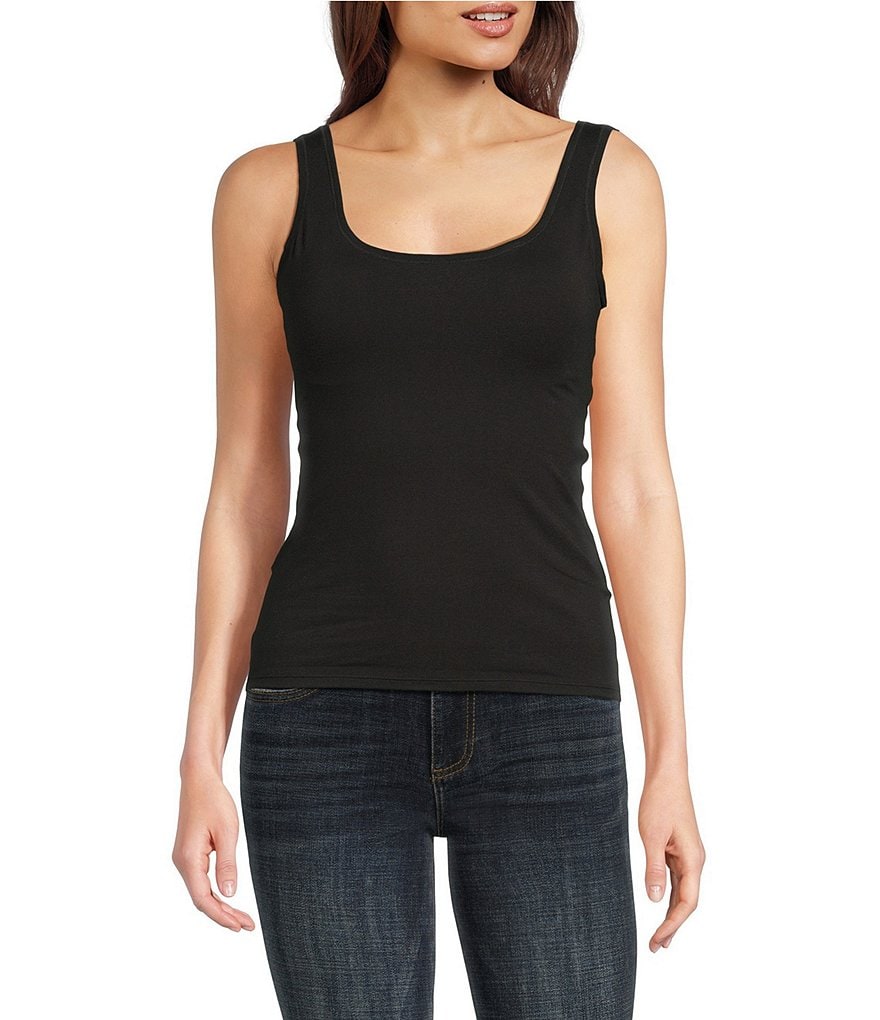 Modern Movement Sleeveless Scoop Neck Step In Tank Top | Dillard's