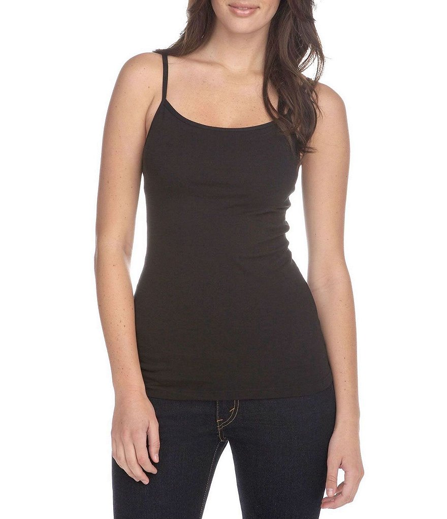 Women Cami Camisole With Built in Bra Push Up Padded Vest Layer Girls Tank  Tops 