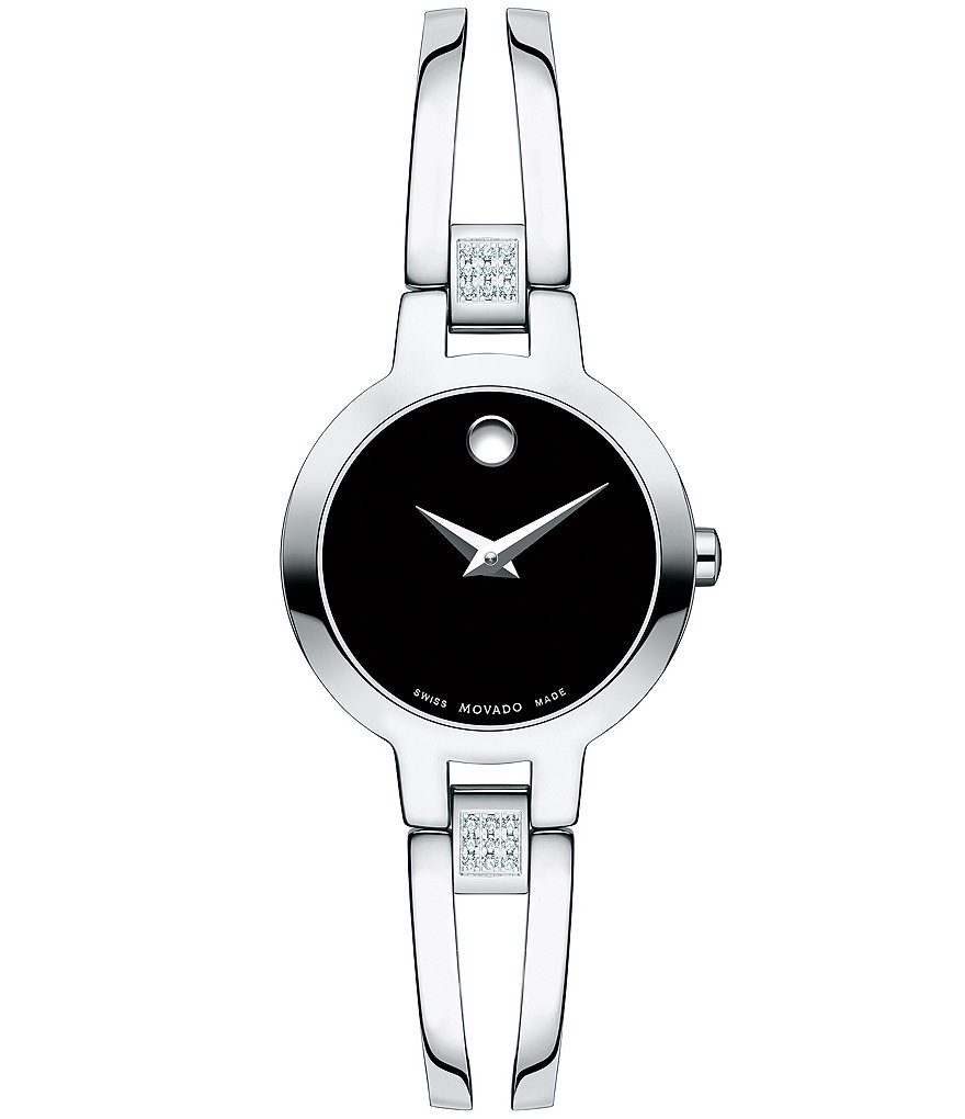 movado amorosa bangle watch