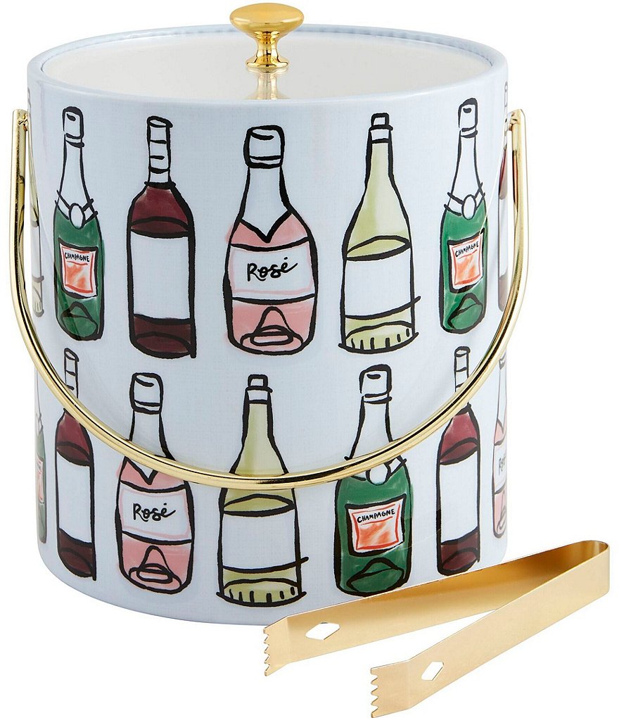 Mud Pie Happy Hour Bar Icon Wine Ice Bucket