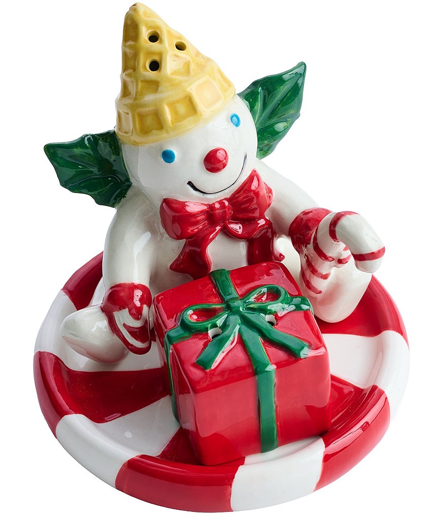 Mud Pie Mr. Bingle Salt & Pepper Shaker Set