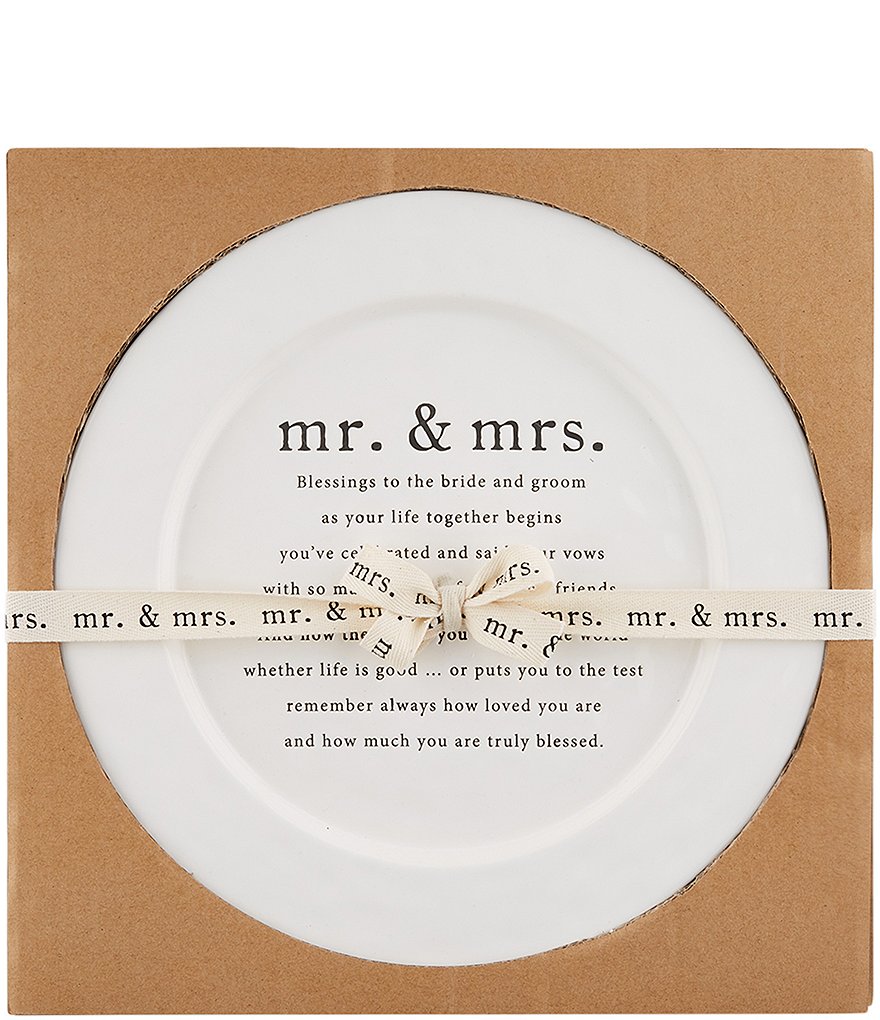 Mud pie mr deals and mrs plate