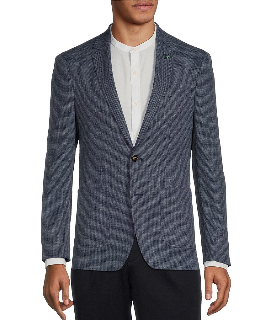 Murano Back to Space Collection Slim Fit Jaspe Blazer | Dillard's